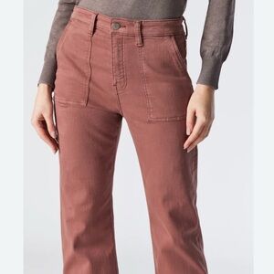 Mavi Shelia High-Rise Front Pocket Straight in Nutmeg Twill